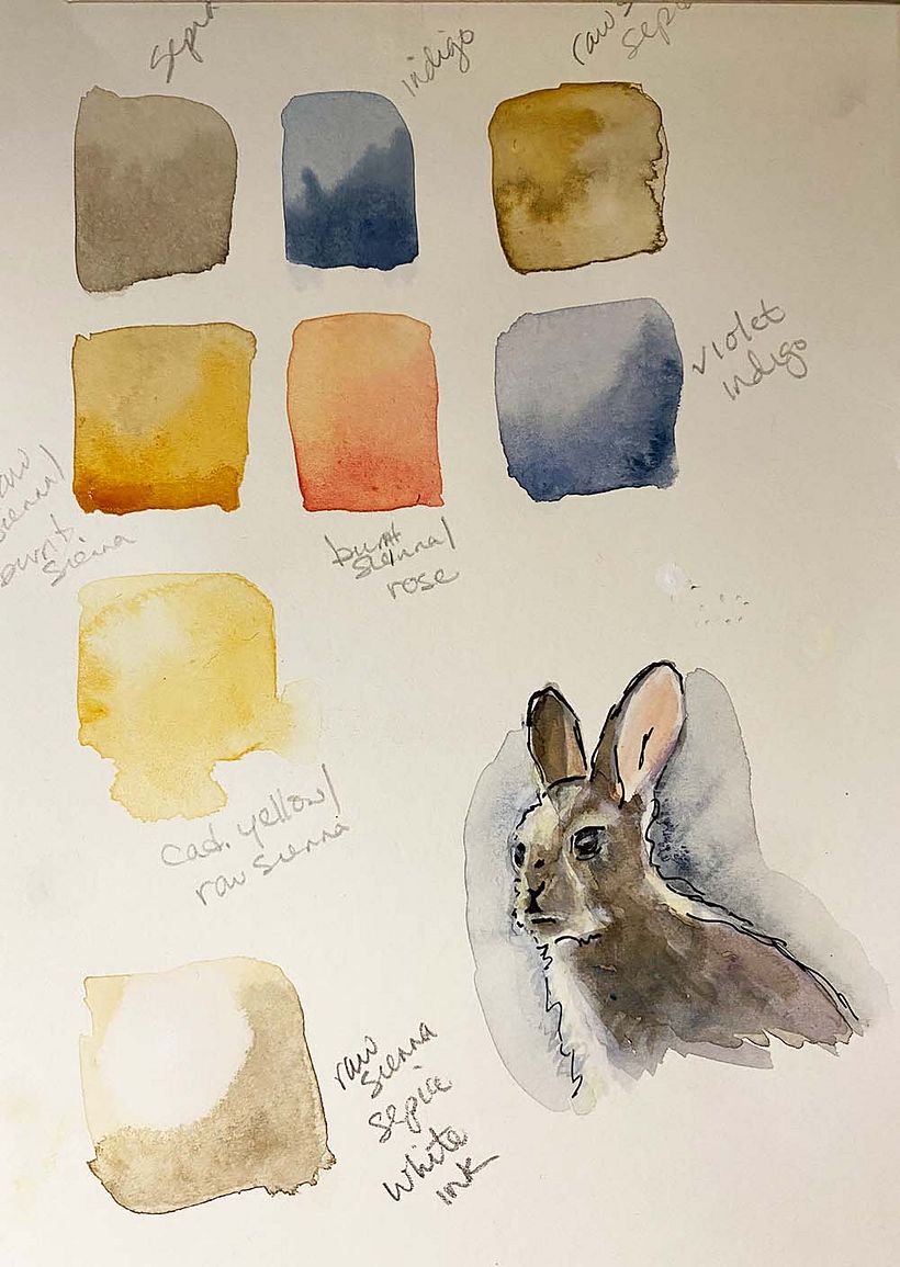 Planning, choosing limited color palette