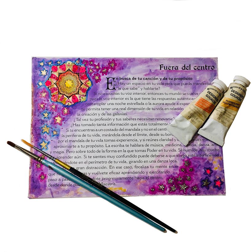  22 Tarjetas, cada una con su significado en el reverso, este  Libro es un Oráculo para Colorear. by Paula Franco.