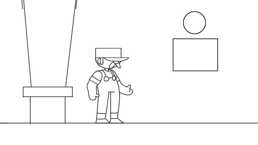 aqui comecei a tentar "limpar" o personagem
