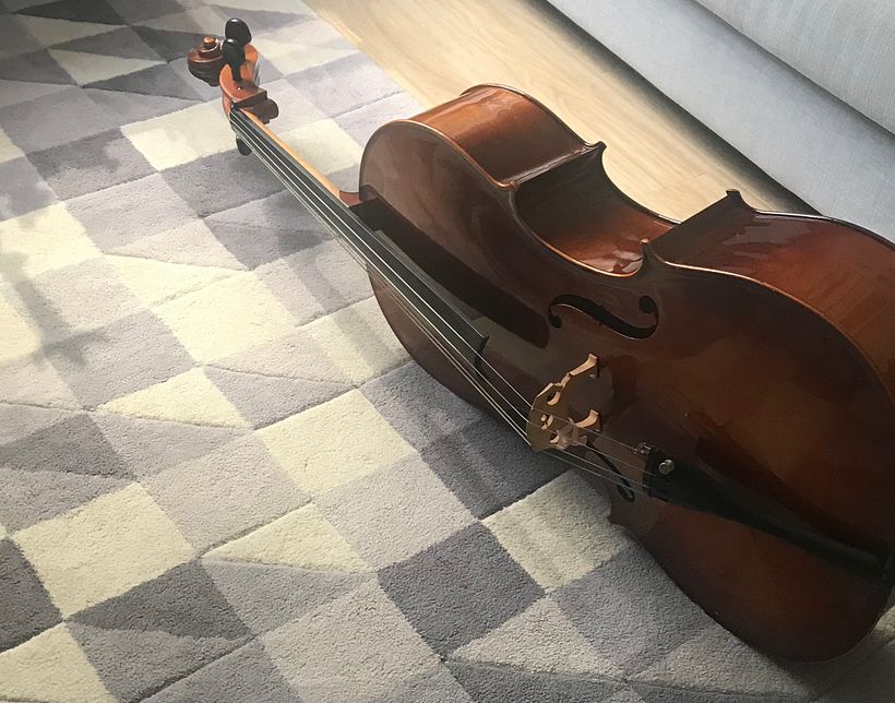 My cello. :) (photo taken by me)