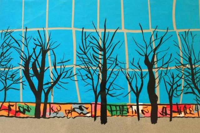 Pintura y carboncillo 3