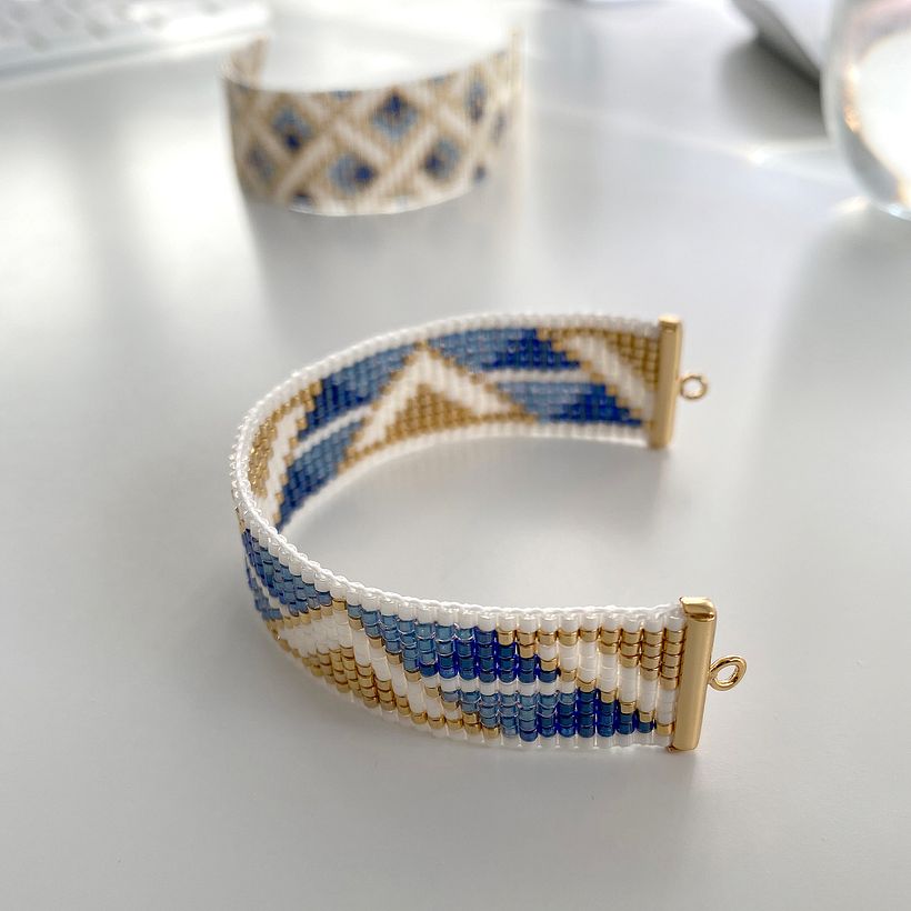 My project in Beaded Jewelry Design: Weave Elegant Patterns course 3