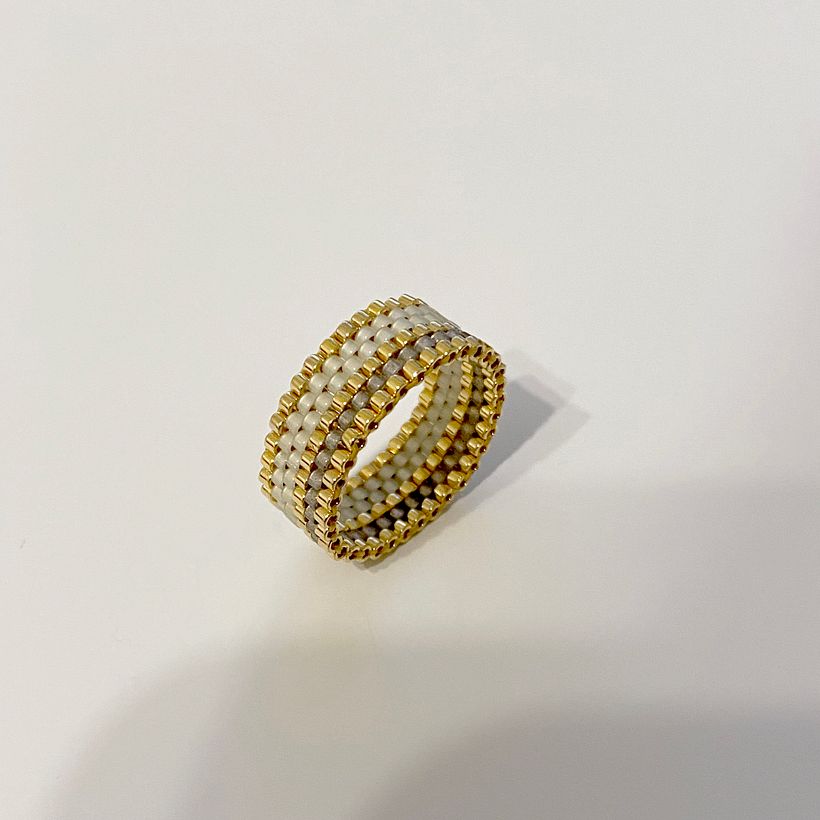 My project in Beaded Jewelry Design: Weave Elegant Patterns course 3