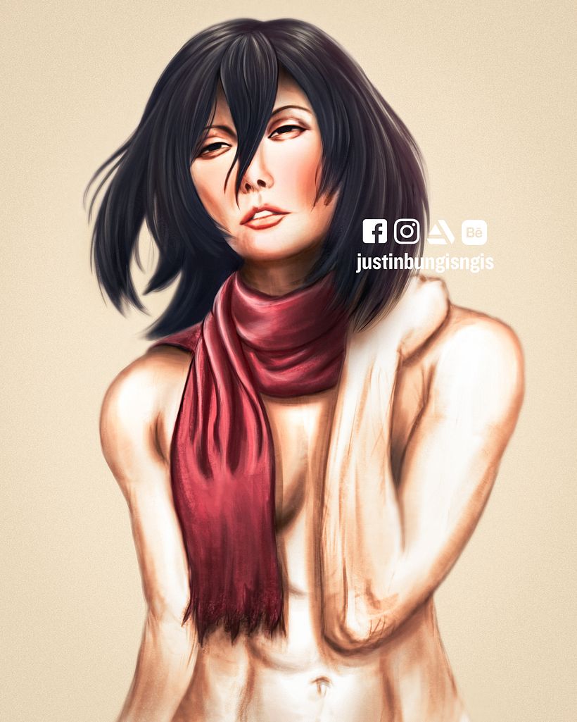 Mikasa Ackerman - Fan Art 1