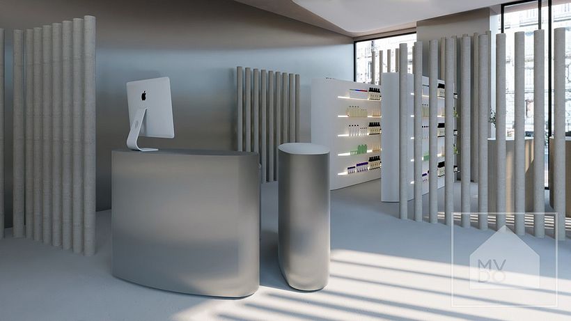 Proyecto de interiorismo de tienda de productos naturales