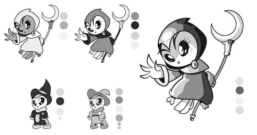 Shroddi  &  Archemia: Diseño de personajes para videojuegos y aplicaciones 9