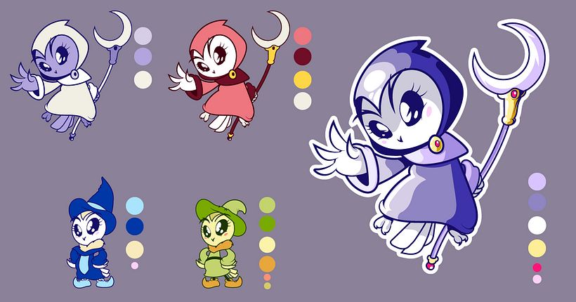 Shroddi  &  Archemia: Diseño de personajes para videojuegos y aplicaciones 11
