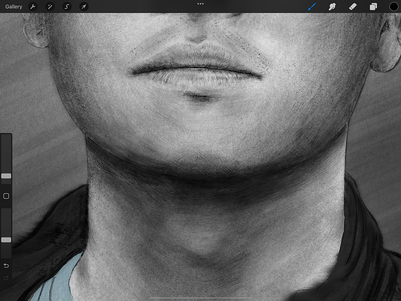 My project in Modern Portraiture with Procreate: Stylize Your Subject course 2
