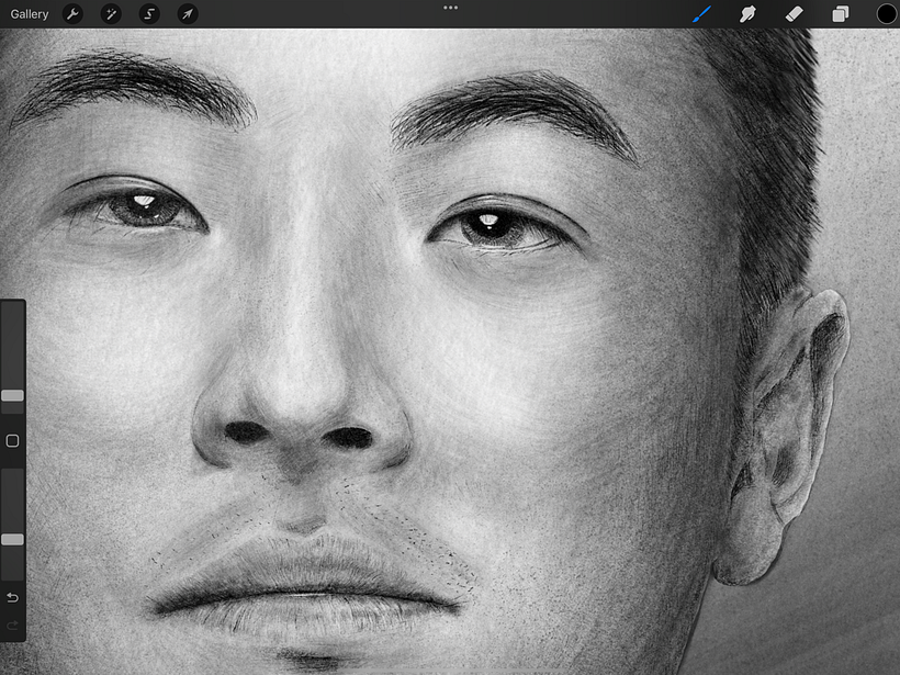 My project in Modern Portraiture with Procreate: Stylize Your Subject course 1