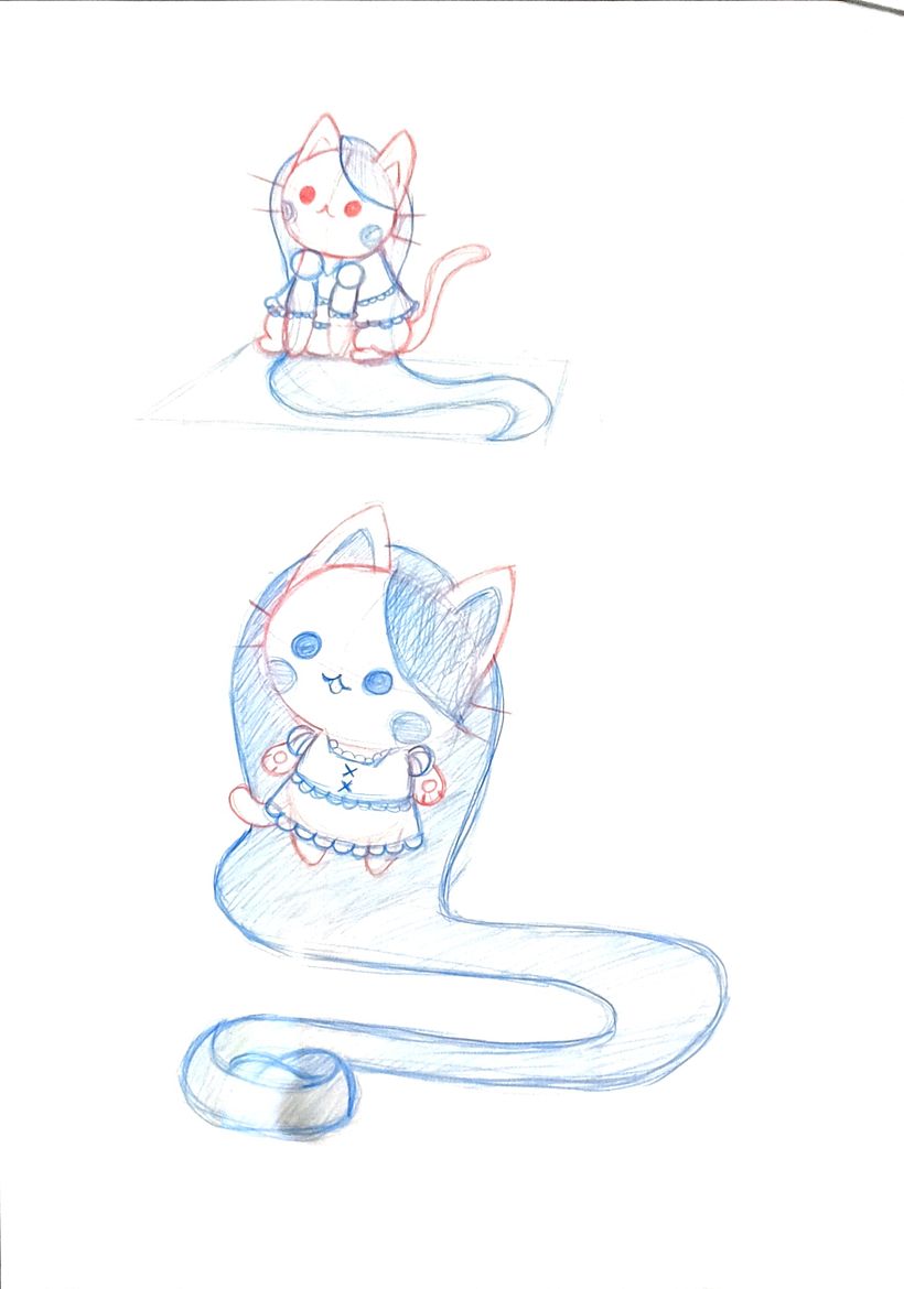 Mi Proyecto del curso: Ilustración de una historia con estilo kawaii 1