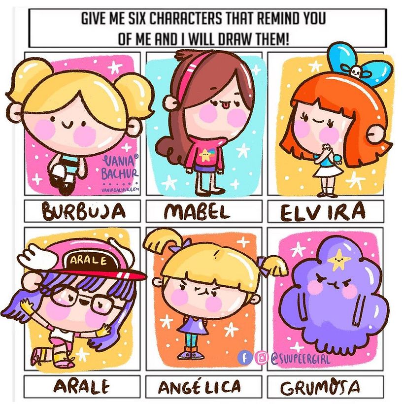 Ilustração de Vania Bachur, via Instagram