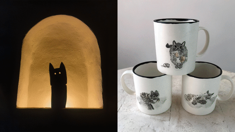 Algunos de los trabajos de Claudia María Gutiérrez.