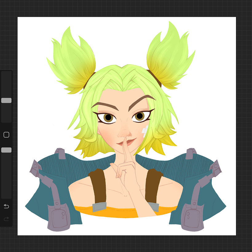 Il mio progetto del corso: Creazione di personaggi femminili in stile cartoon con Procreate 3
