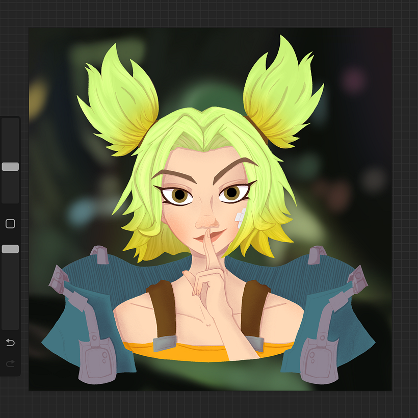 Il mio progetto del corso: Creazione di personaggi femminili in stile cartoon con Procreate 4