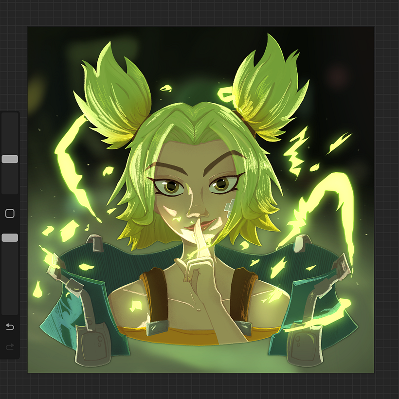 Il mio progetto del corso: Creazione di personaggi femminili in stile cartoon con Procreate 5