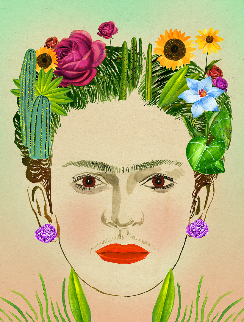 Mexican painter Frida Kahlo gardened for comfort and inspiration.