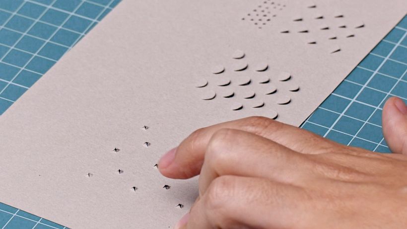 Experimenta con formas para crear volúmenes. 