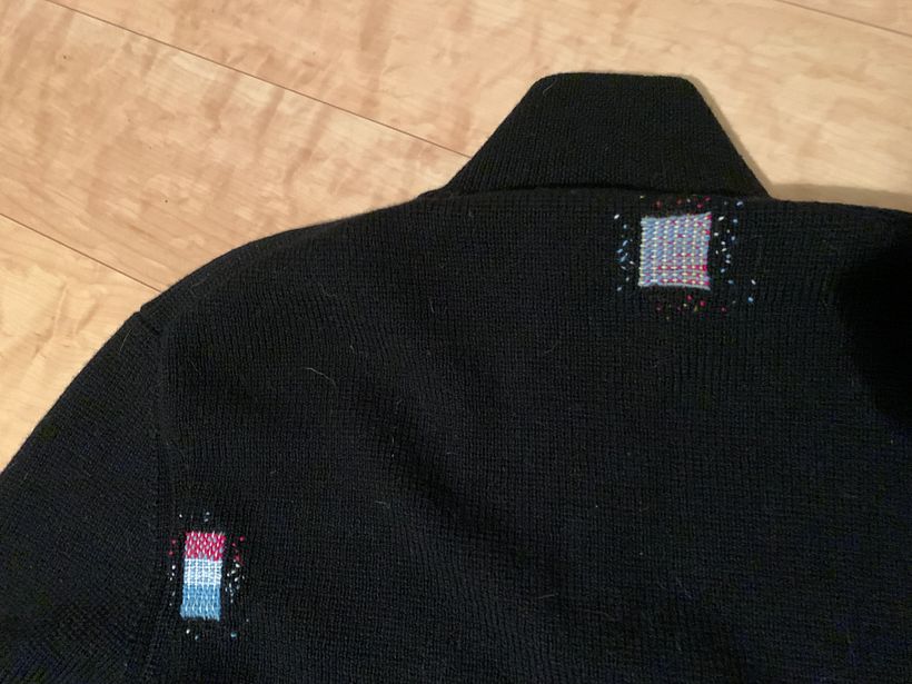 My project in Visible Mending: Colorful Knitwear Repair course 5