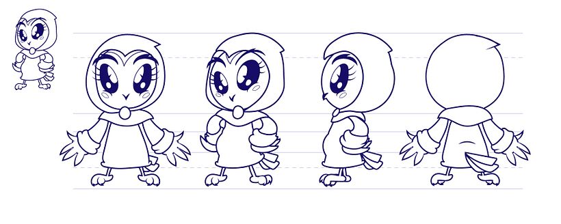 Shroddi  &  Archemia: Diseño de personajes para videojuegos y aplicaciones 3