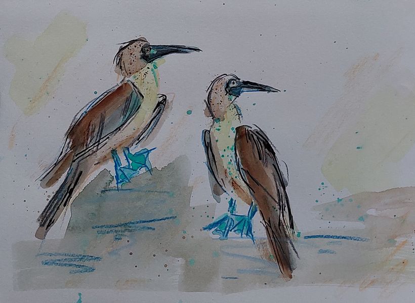 My project in Creative Watercolor Sketching for Beginners course 3