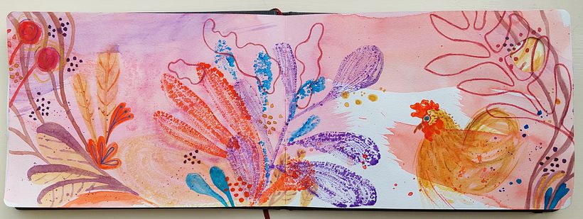 My project in Creative Watercolor Sketching for Beginners course 11
