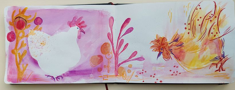 My project in Creative Watercolor Sketching for Beginners course 12