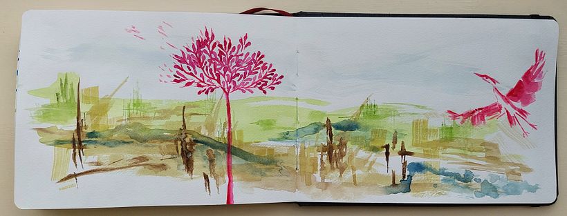 My project in Creative Watercolor Sketching for Beginners course 13