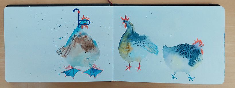 My project in Creative Watercolor Sketching for Beginners course 10