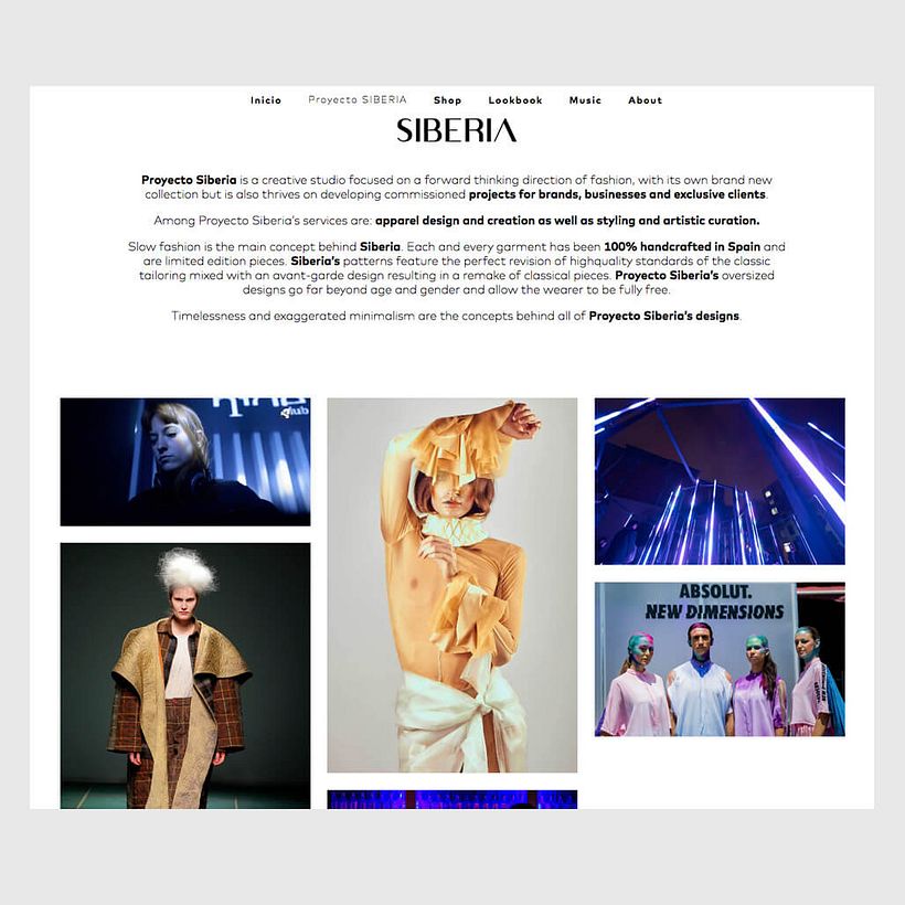 Proyecto Siberia - Actualización pagina web