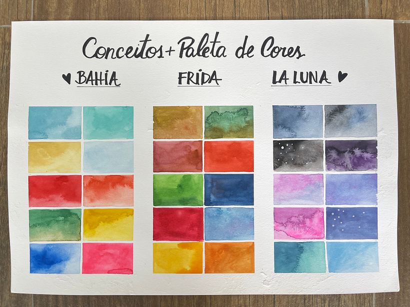 Meu projeto do curso: Criação de paletas de cores com aquarela 5