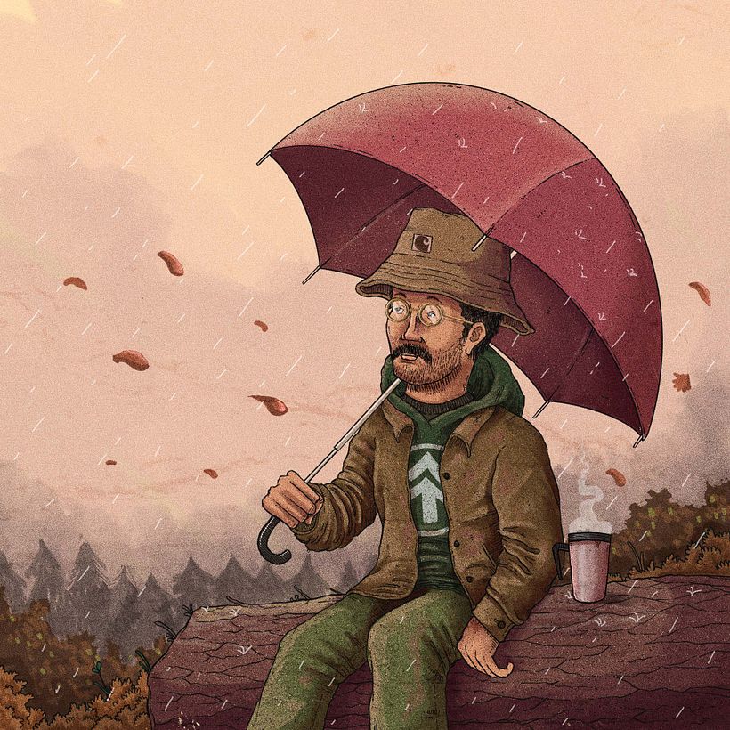 Autumn Character - Personal Project - Ilustración tradicional