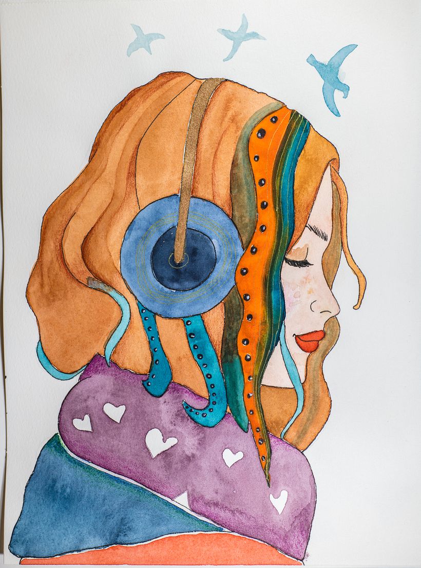 First picture painted at last