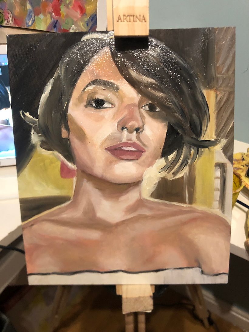 My project in Expressive Oil Portraiture: Explore the Alla Prima Technique course 8