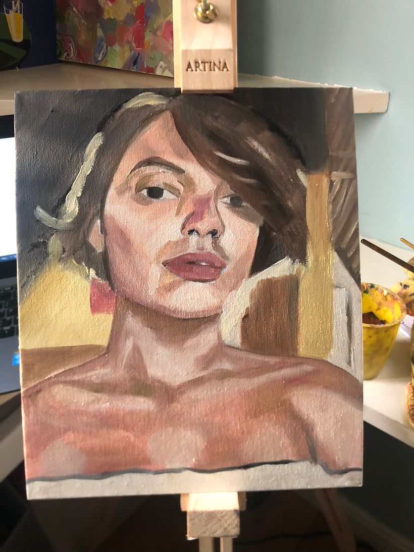 My project in Expressive Oil Portraiture: Explore the Alla Prima Technique course 10