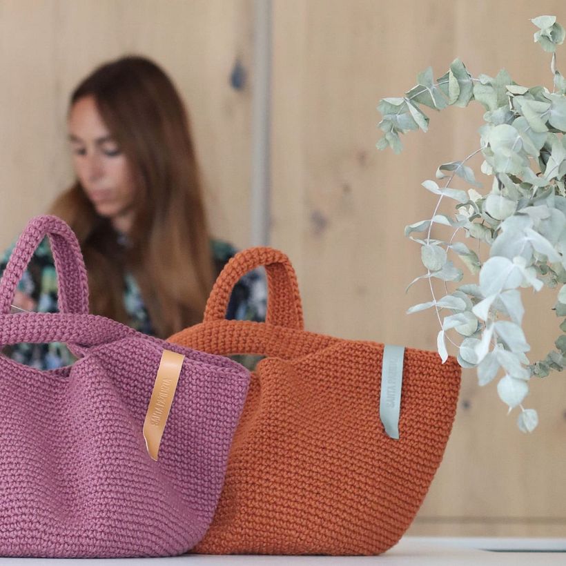 Aquí puedes apreciar como queda el bolso japo en diferentes colores.