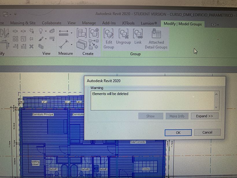 Fallo al crear link en revit 1