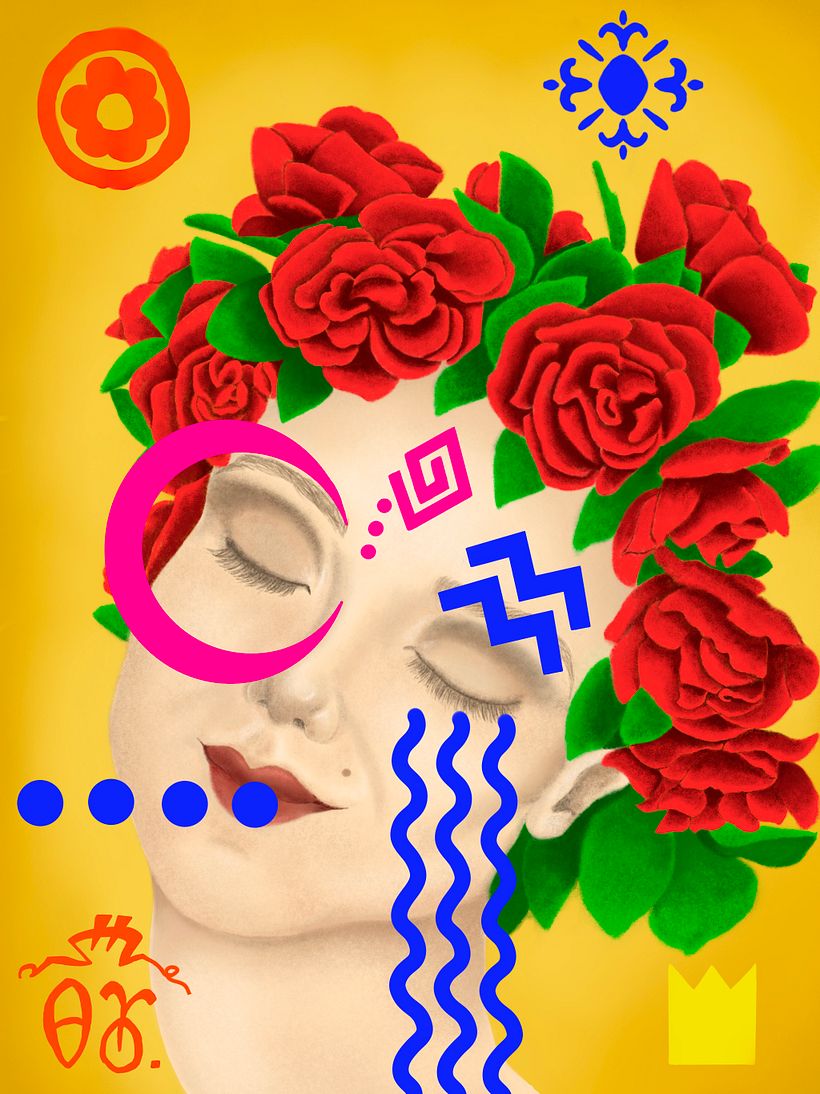 My project in Creative Portrait Illustration with Procreate course 2