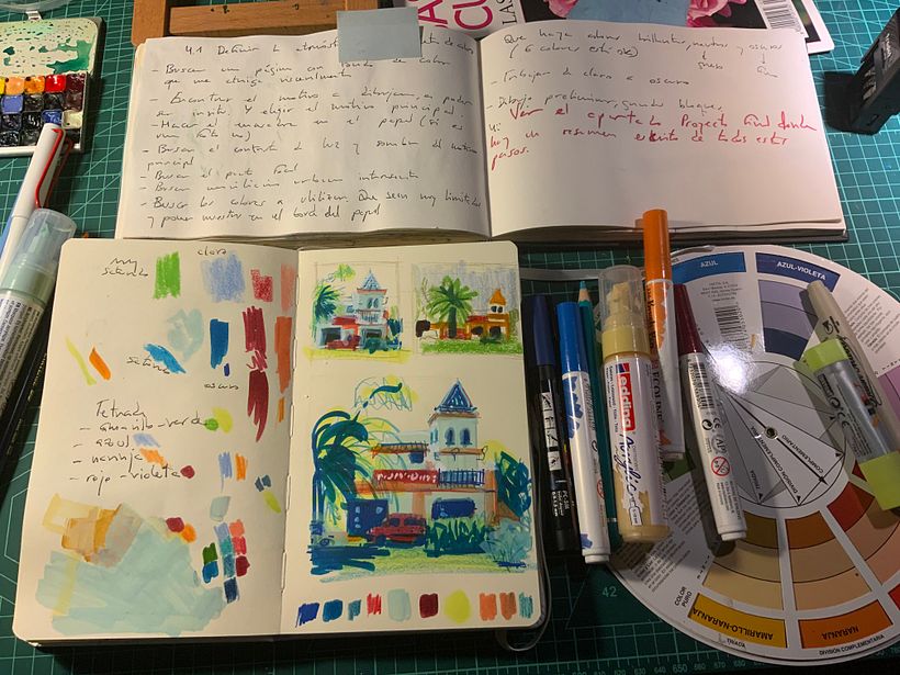 My Course Project: Contemporary Urban Sketching with Mixed Media 4