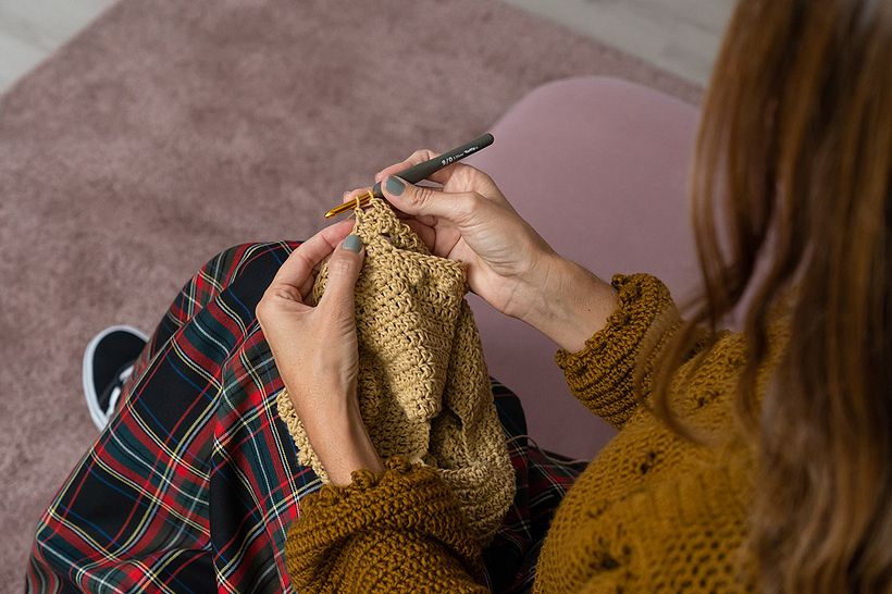 Existen alrededor de 25 tamaños estandarizados de ganchillo. 