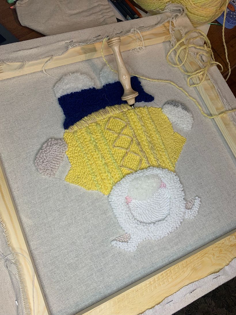 I was afraid to start doing sweater because it seemed so difficult but thank you Caro I made it for one day!