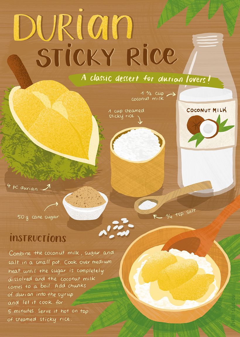 My project in Illustrated Recipes: Making Delicious Art course 3