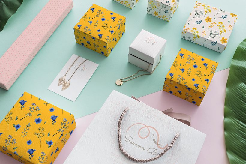 Diseño de Logo para tienda de joyas “SerenaBi Lab” 3