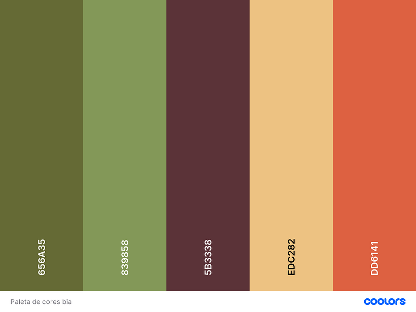 Paletas de cores