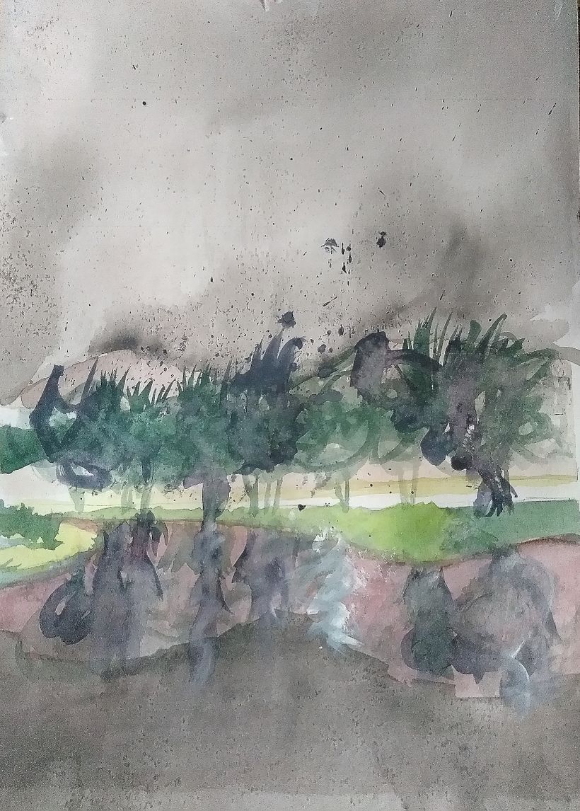 Meu projeto do curso: Paisagens naturais em aquarela 1