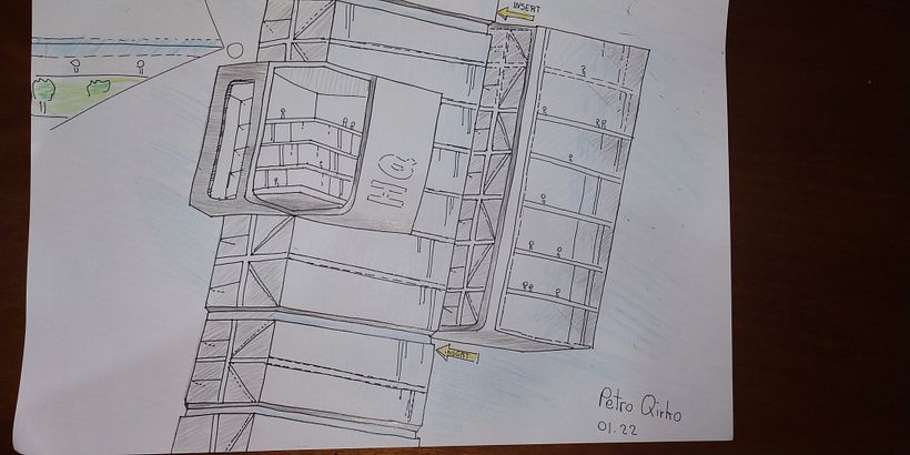 My project in Architectural Drawing: From Imagination to Conceptualization course 2
