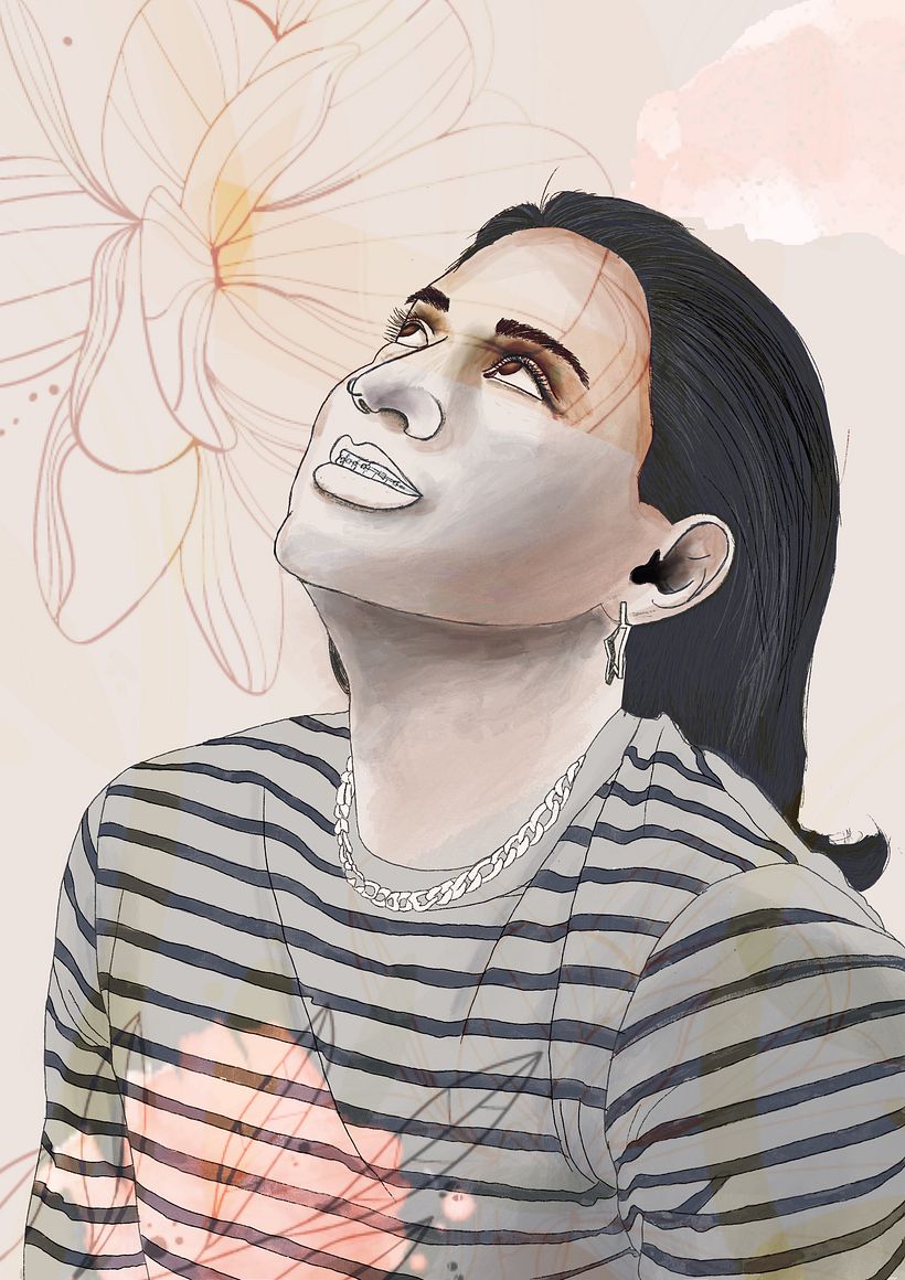 Mi Proyecto del curso: Retrato ilustrado con Procreate 4