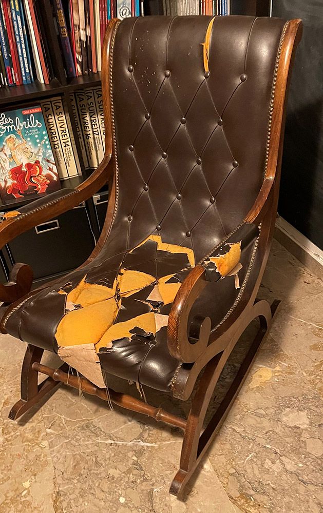 My project in Chair Restoration and Upholstery course 9