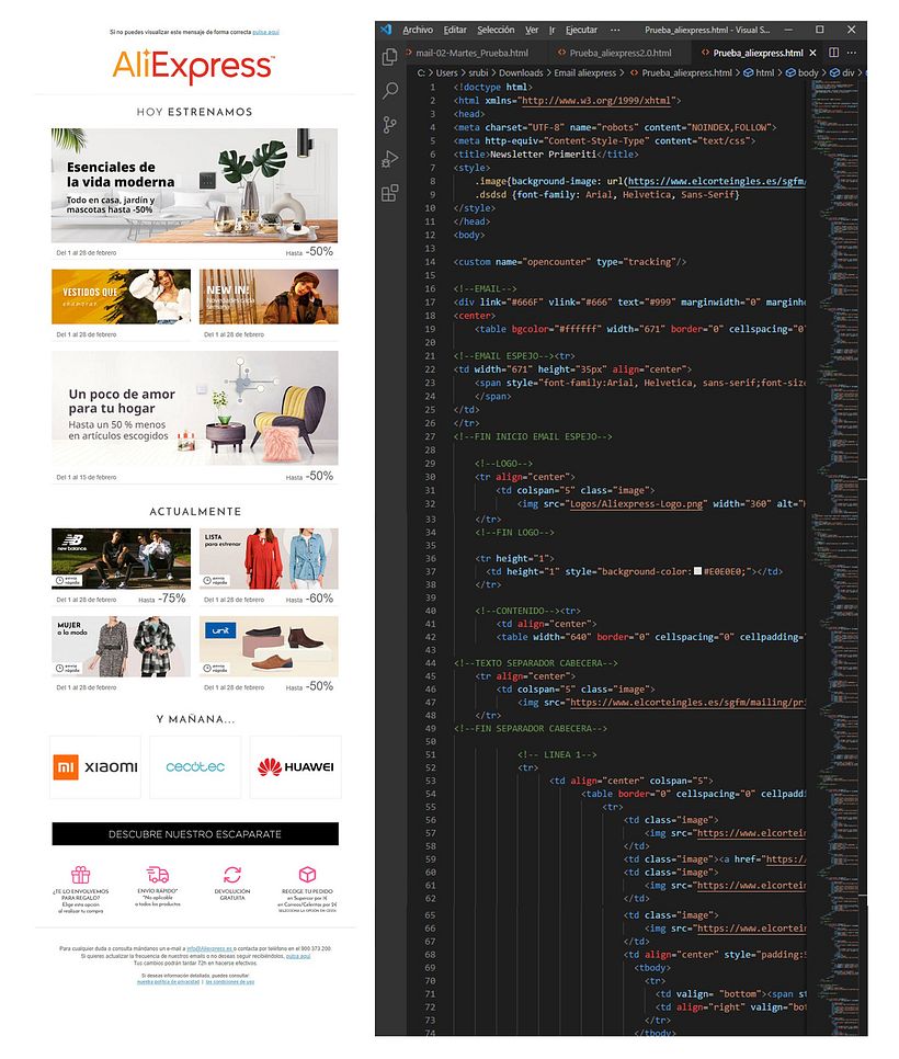 E mail Aliexpress Responsive Html 2