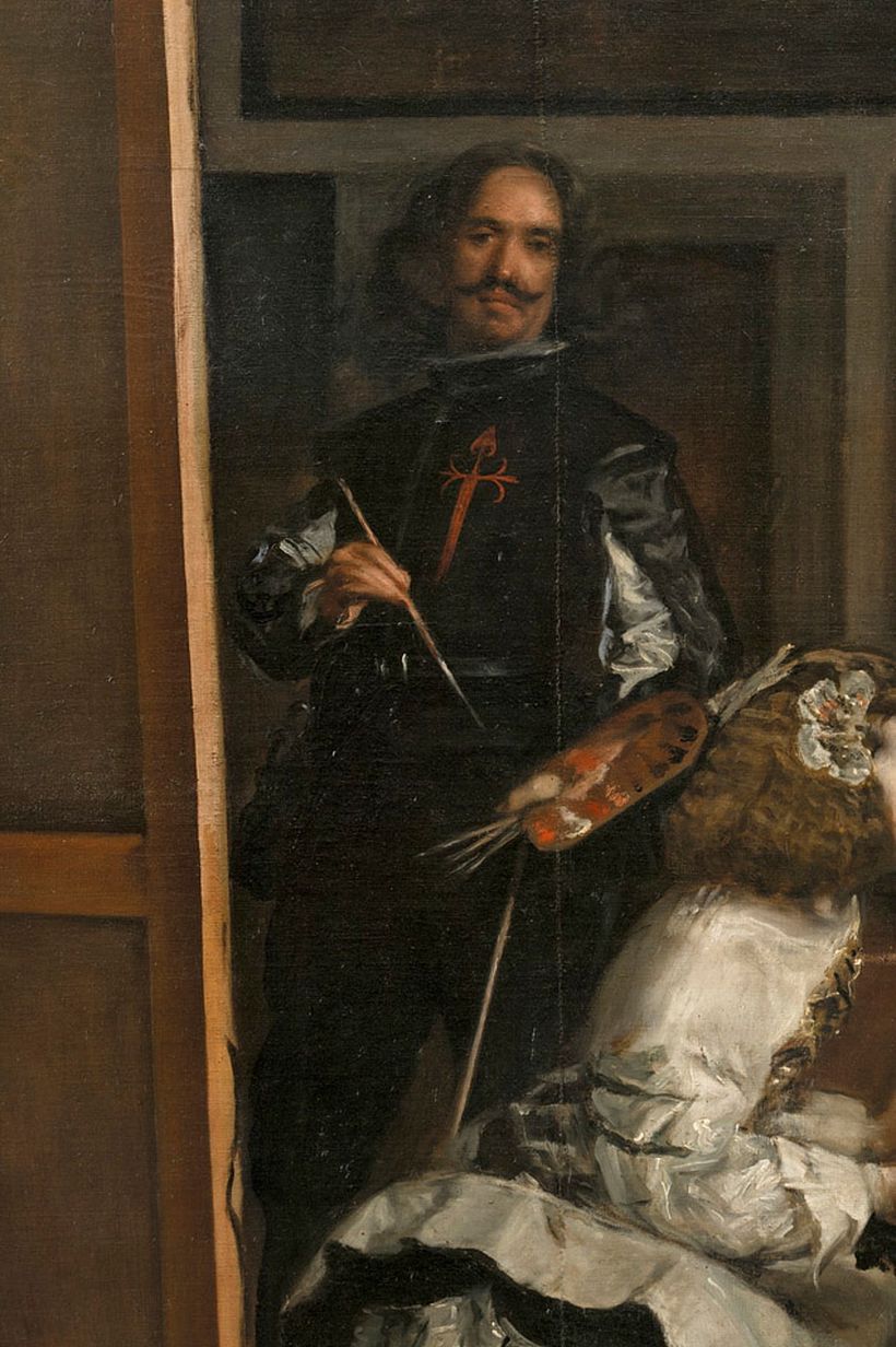 Velázquez zeigt seine Verbundenheit mit der königlichen Familie.