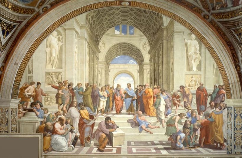 Die Schule von Athen von Raphael